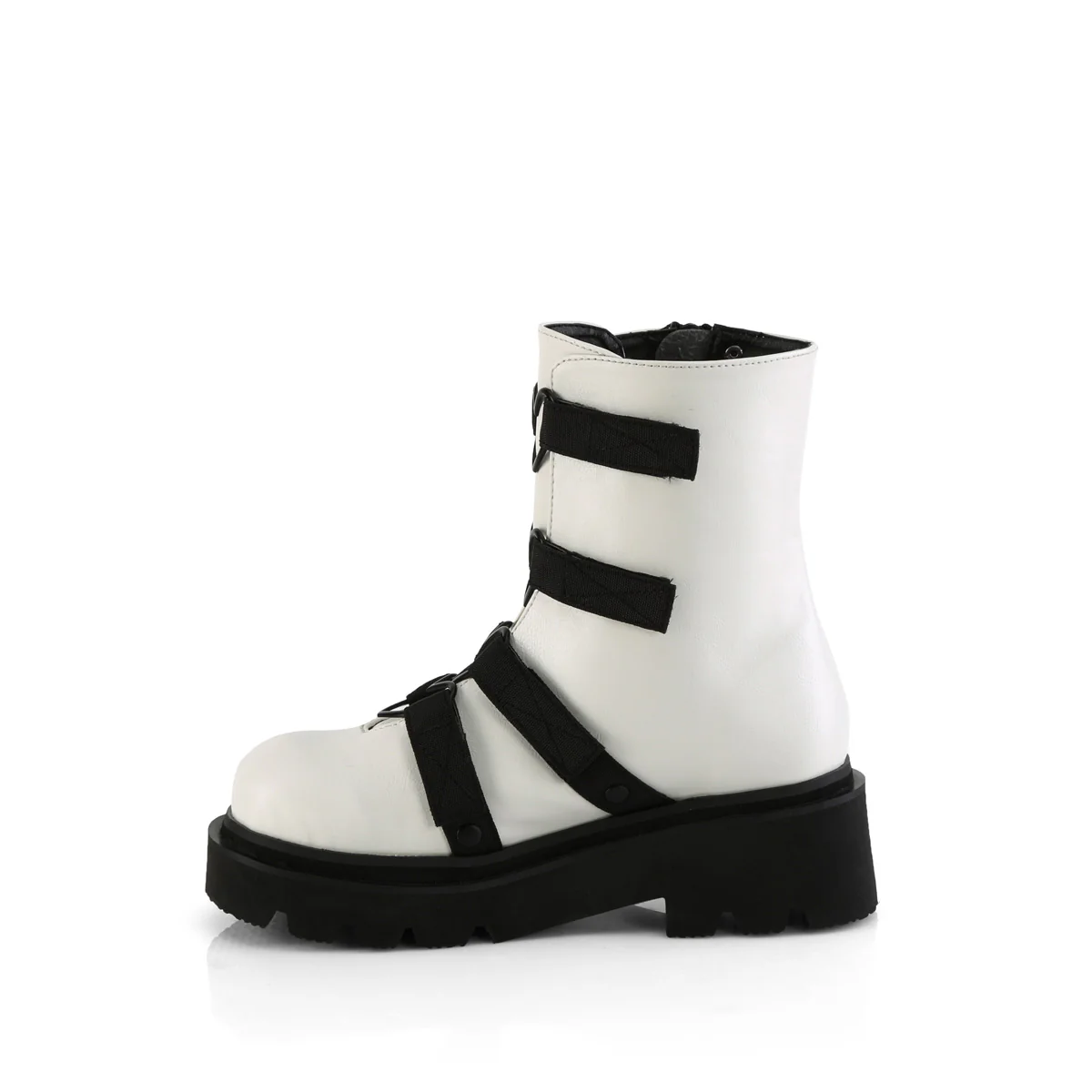 RENEGADE-50  White Vegan Leather-Nylon - Image 3