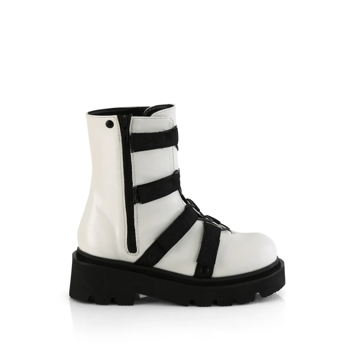 RENEGADE-50  White Vegan Leather-Nylon - Image 5