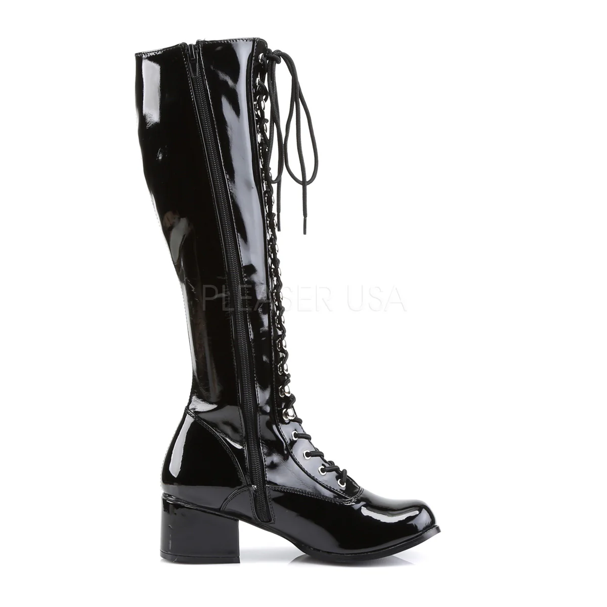 RETRO-302  Black Str Patent - Image 5