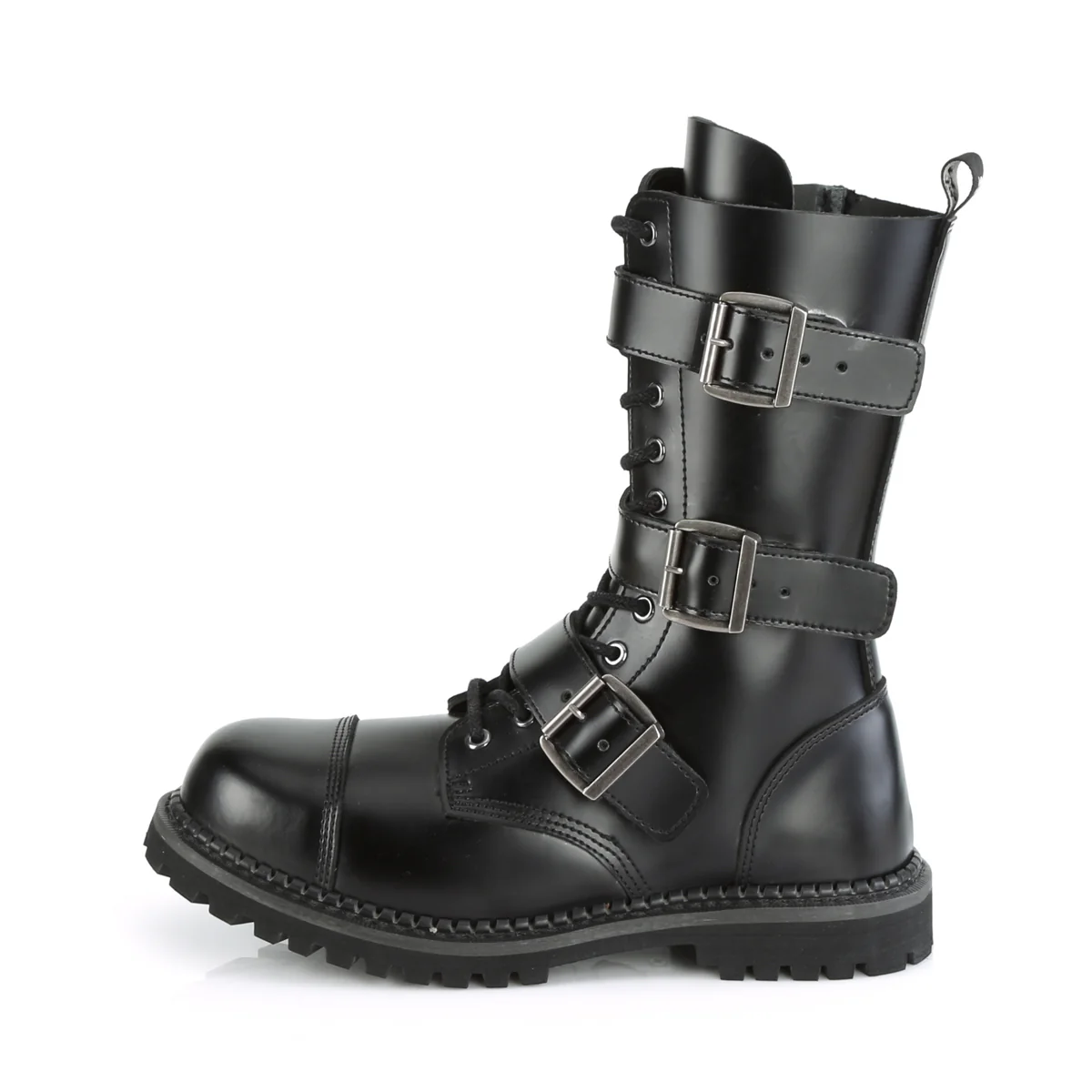 RIOT-12BK  Black Leather - Image 3