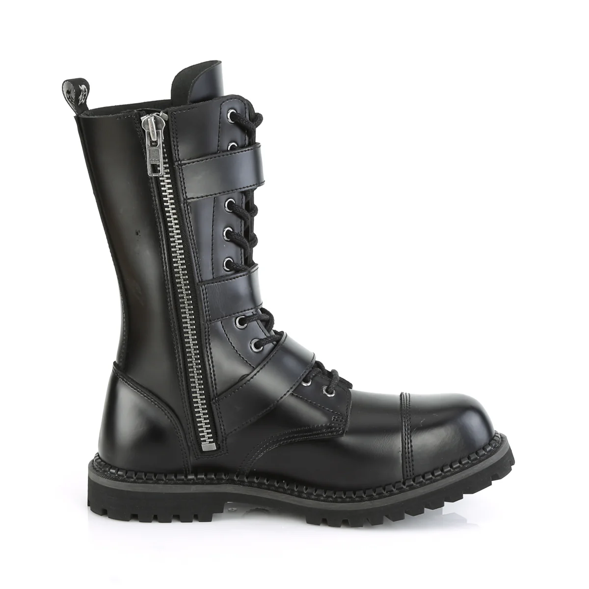 RIOT-12BK  Black Leather - Image 5