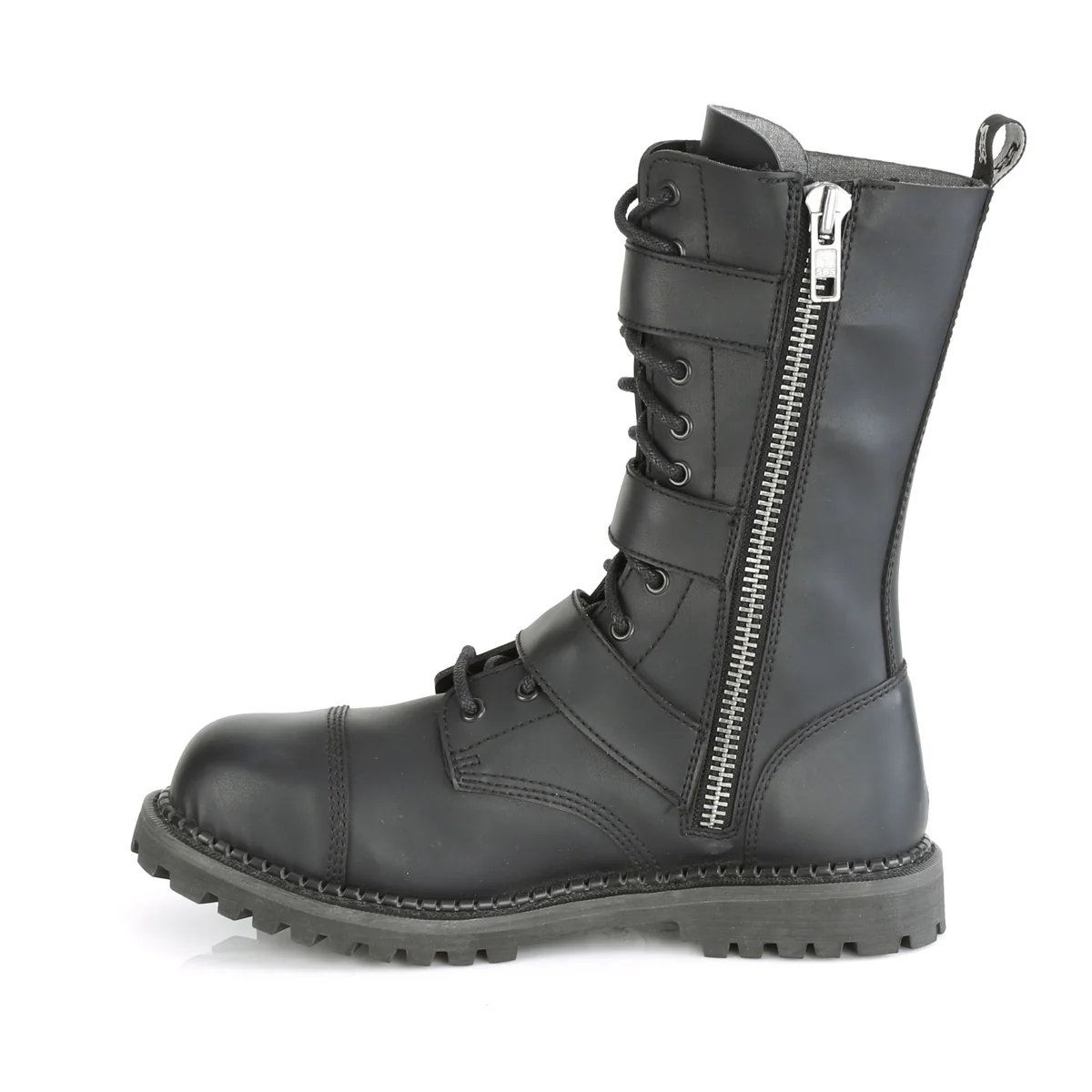 RIOT-12BK  Black Vegan Leather - Image 3