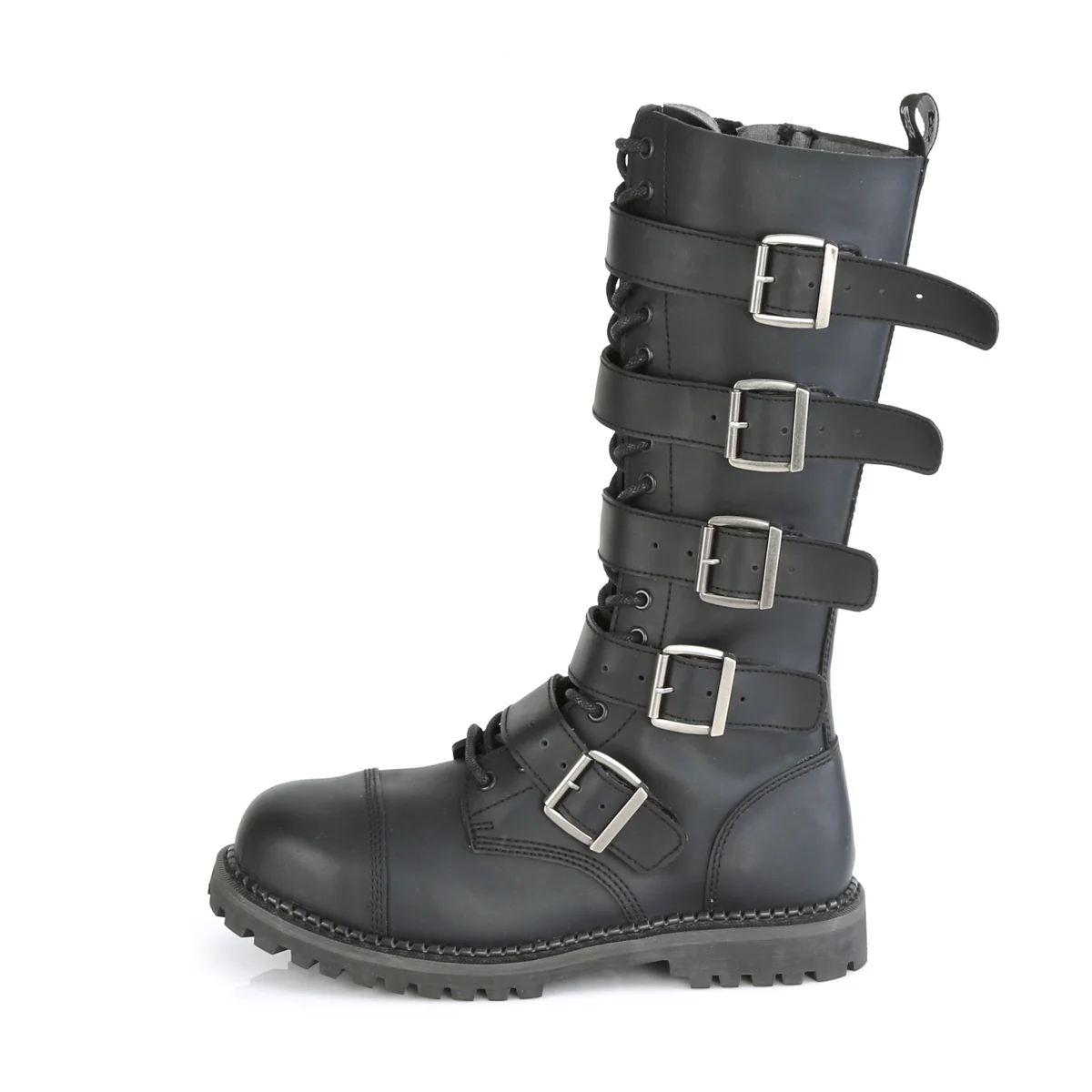 RIOT-18BK Black Vegan Leather - Image 3