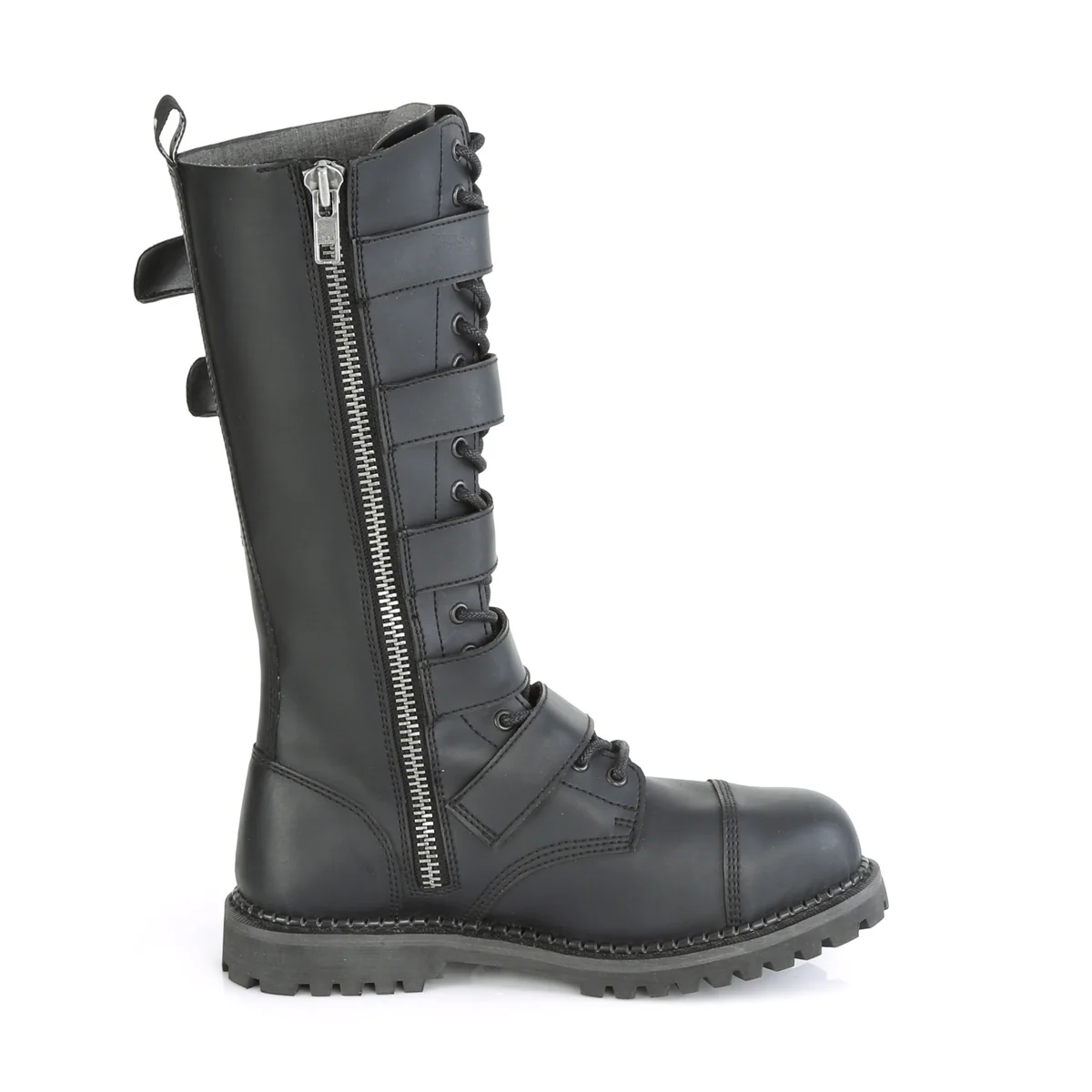 RIOT-18BK Black Vegan Leather - Image 5