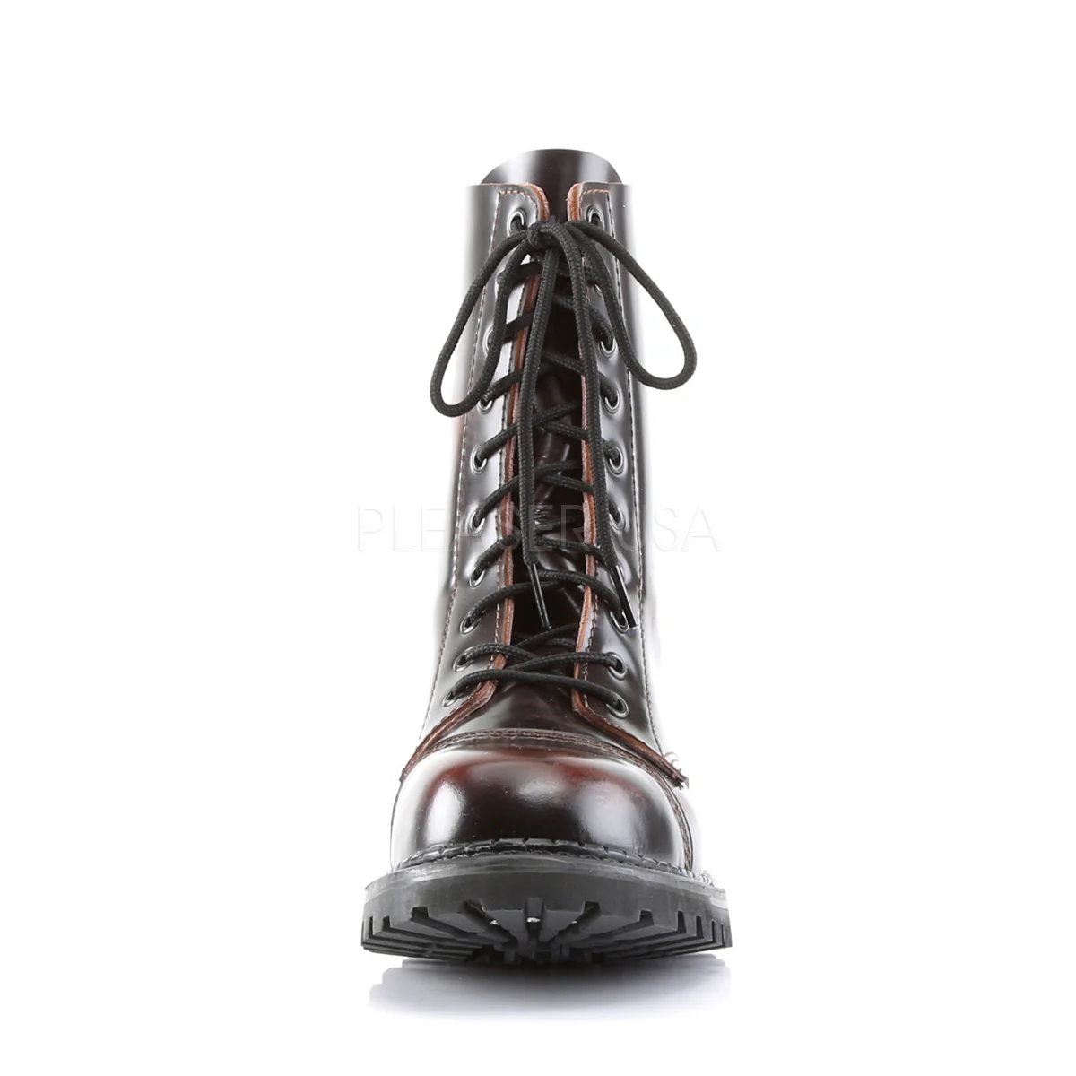 ROCKY-10  Burgundy Rub-Off Leather - Image 2