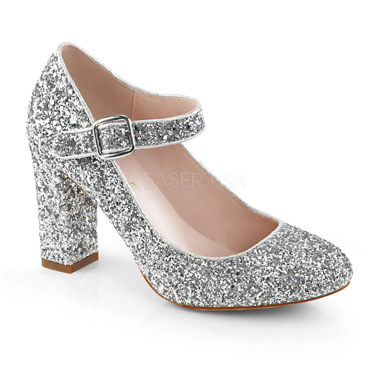 SABRINA-07  Silver Glitter