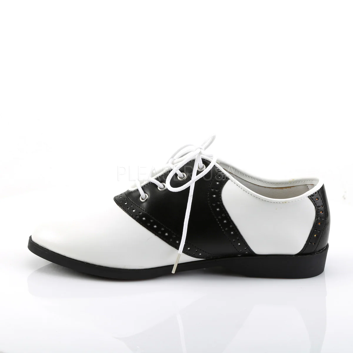 SADDLE-50 Black-White Pu - Image 3
