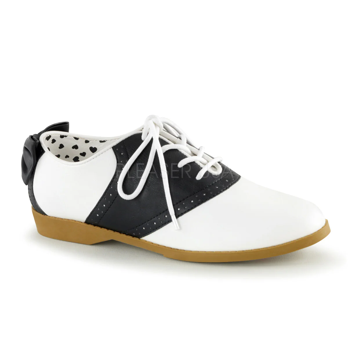 SADDLE-53  Black-White Pu