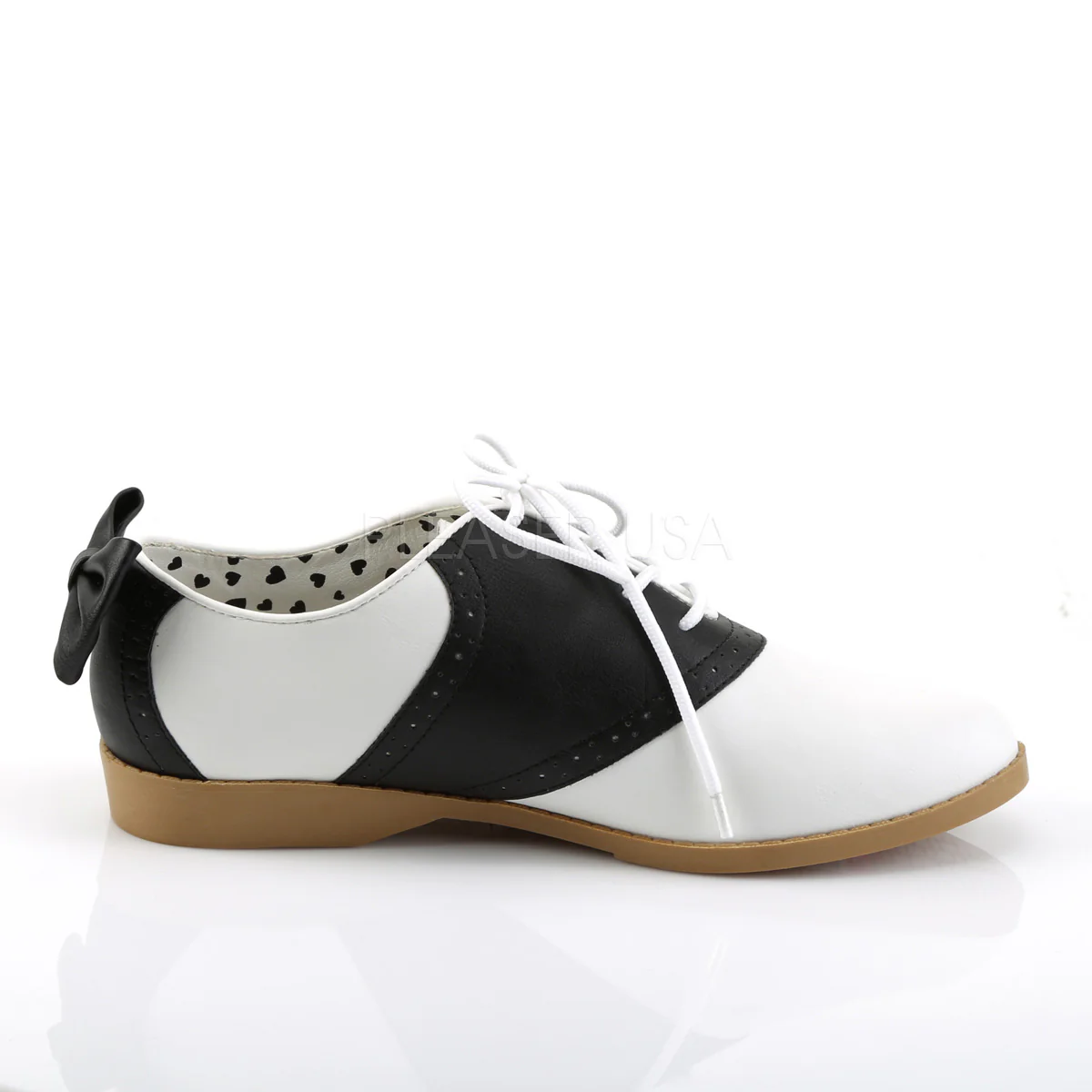 SADDLE-53  Black-White Pu - Image 5