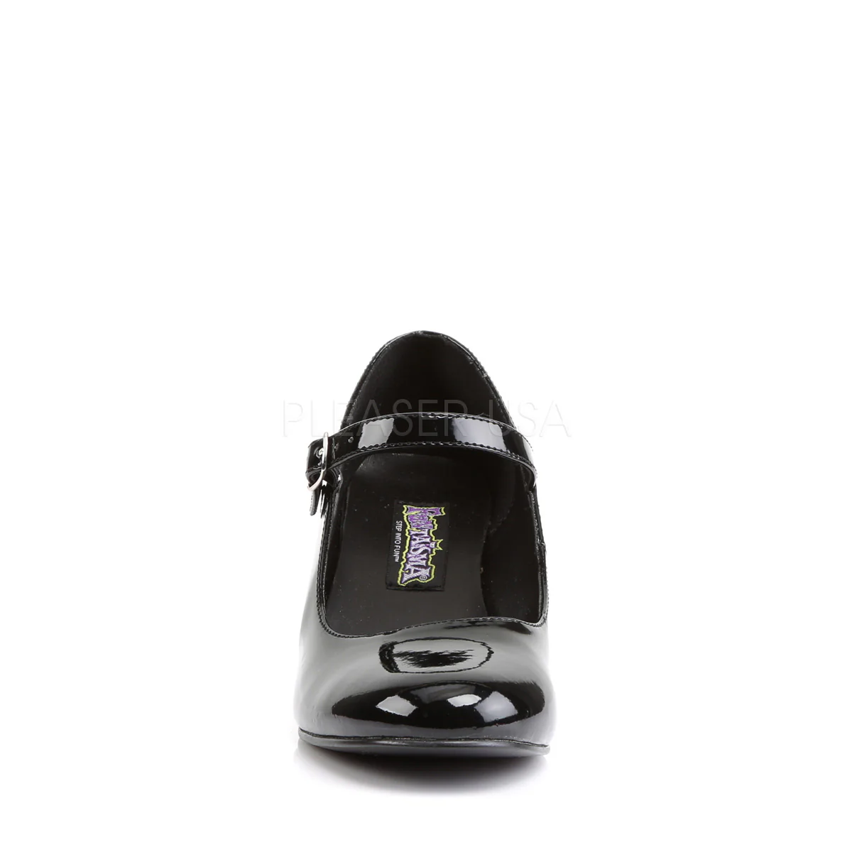 SCHOOLGIRL-50  Black Patent - Image 2