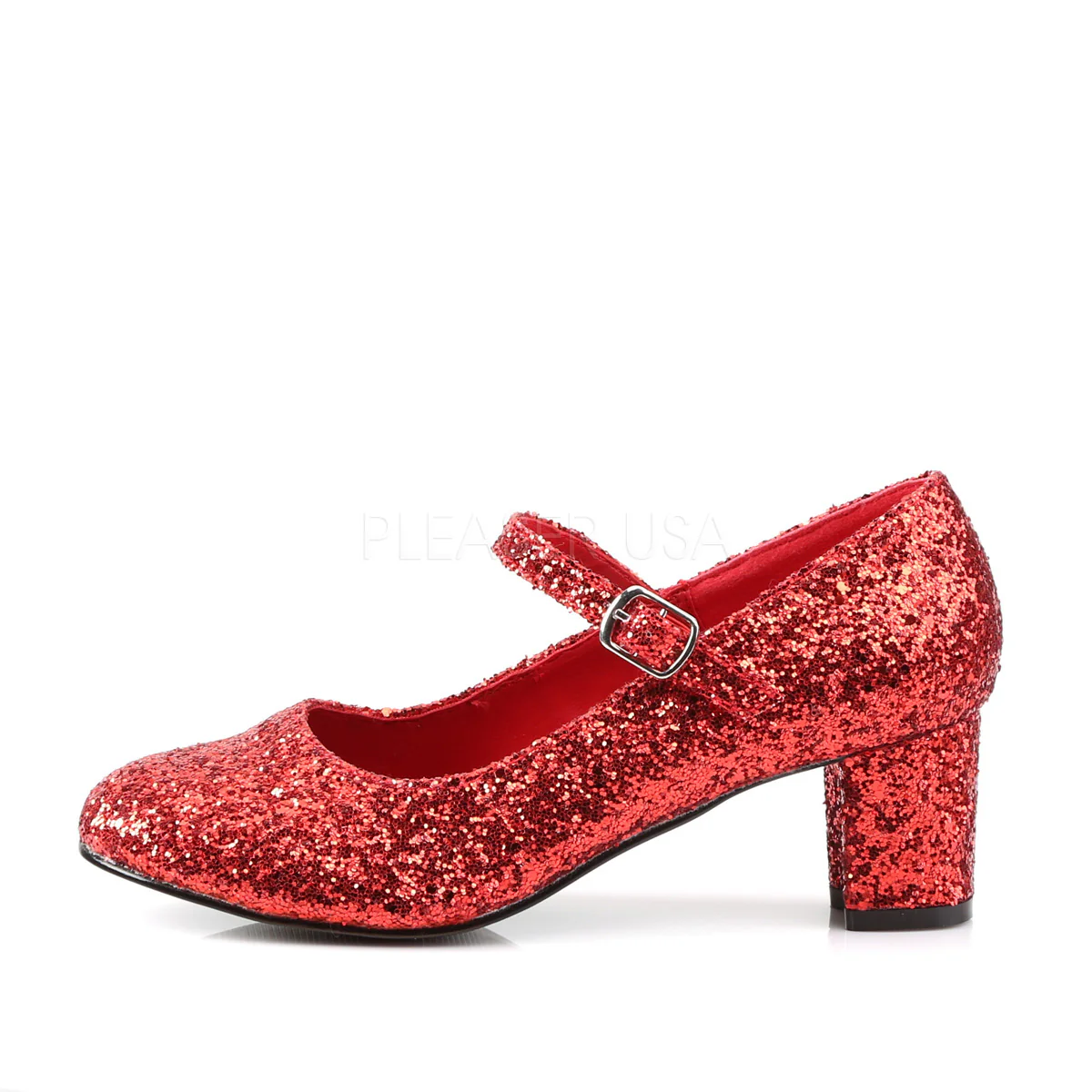 SCHOOLGIRL-50G  Red Glitter - Image 3