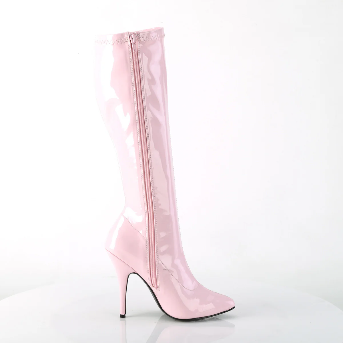 SEDUCE-2000 Baby Pink Stretch Patent - Image 5