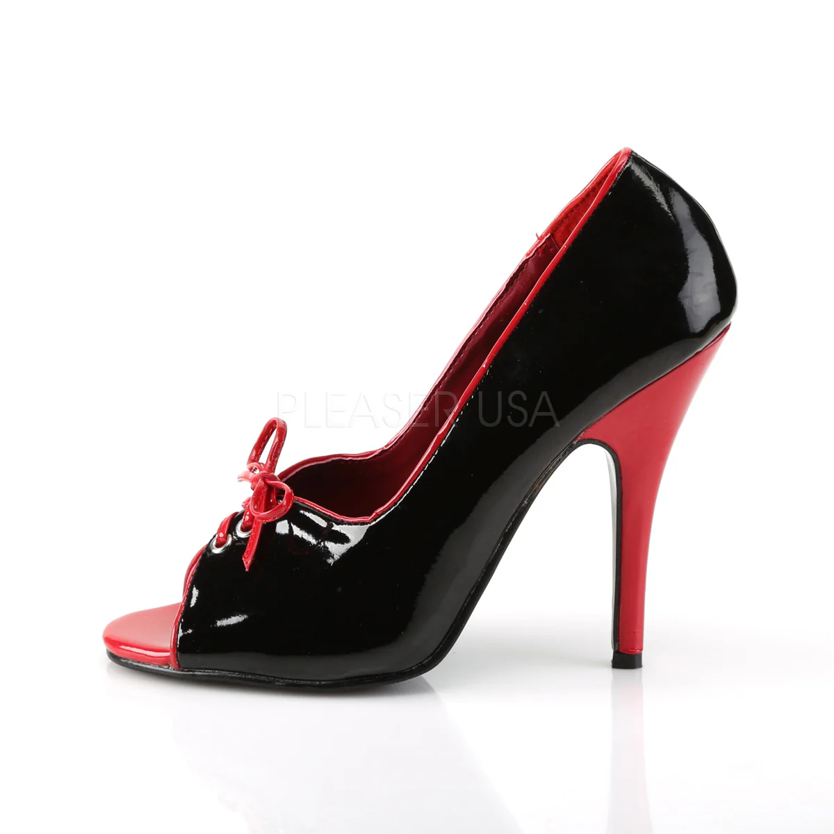 SEDUCE-216  Black-Red Patent - Image 3