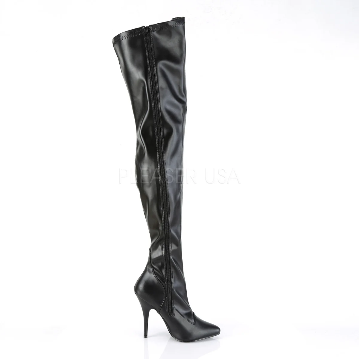 SEDUCE-3000  Black Str Faux Leather - Image 5
