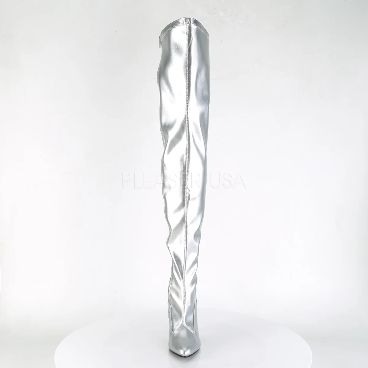 SEDUCE-3000 Silver Str Faux Leather - Image 2