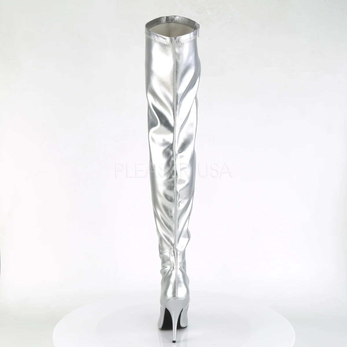 SEDUCE-3000 Silver Str Faux Leather - Image 4
