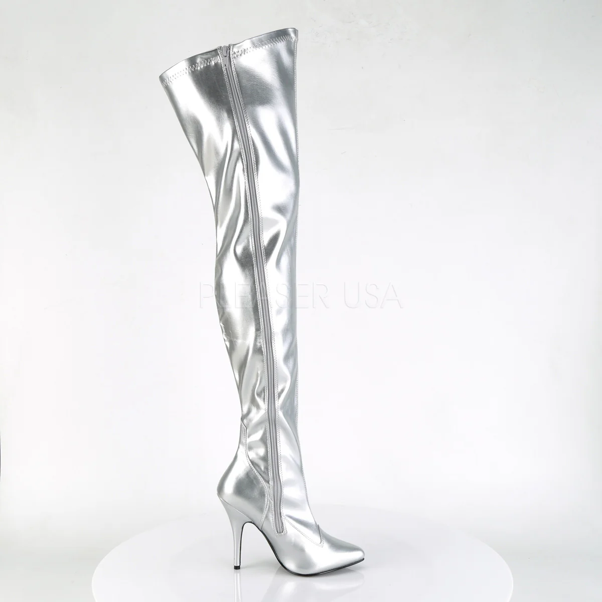 SEDUCE-3000 Silver Str Faux Leather - Image 5