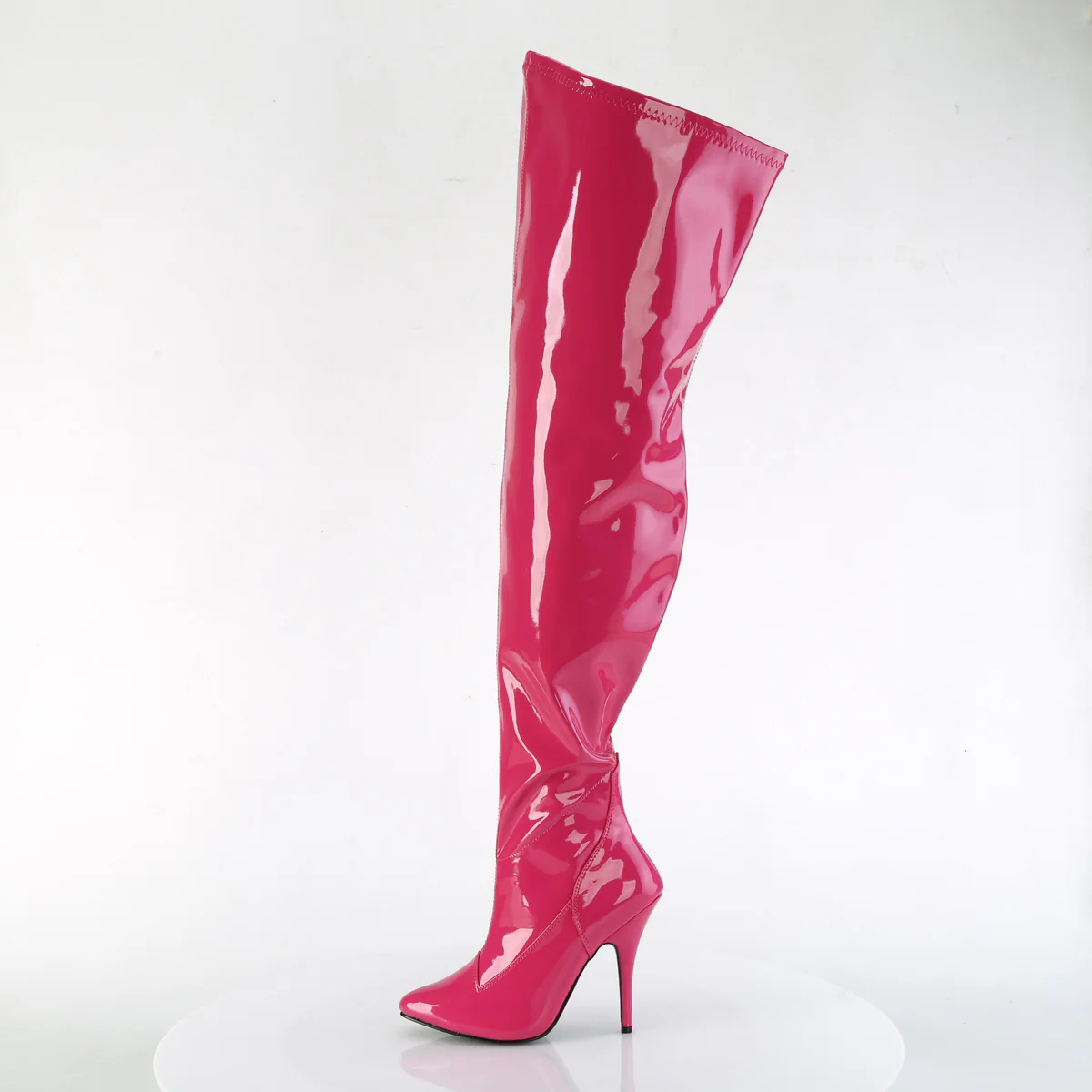 SEDUCE-3000WC Hot Pink Stretch Patent - Image 3