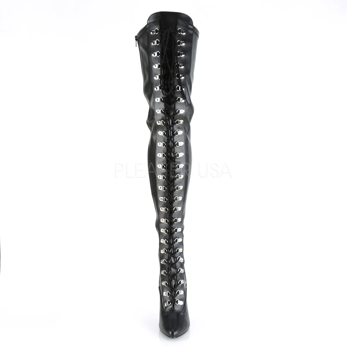 SEDUCE-3024  Black Str Faux Leather - Image 2