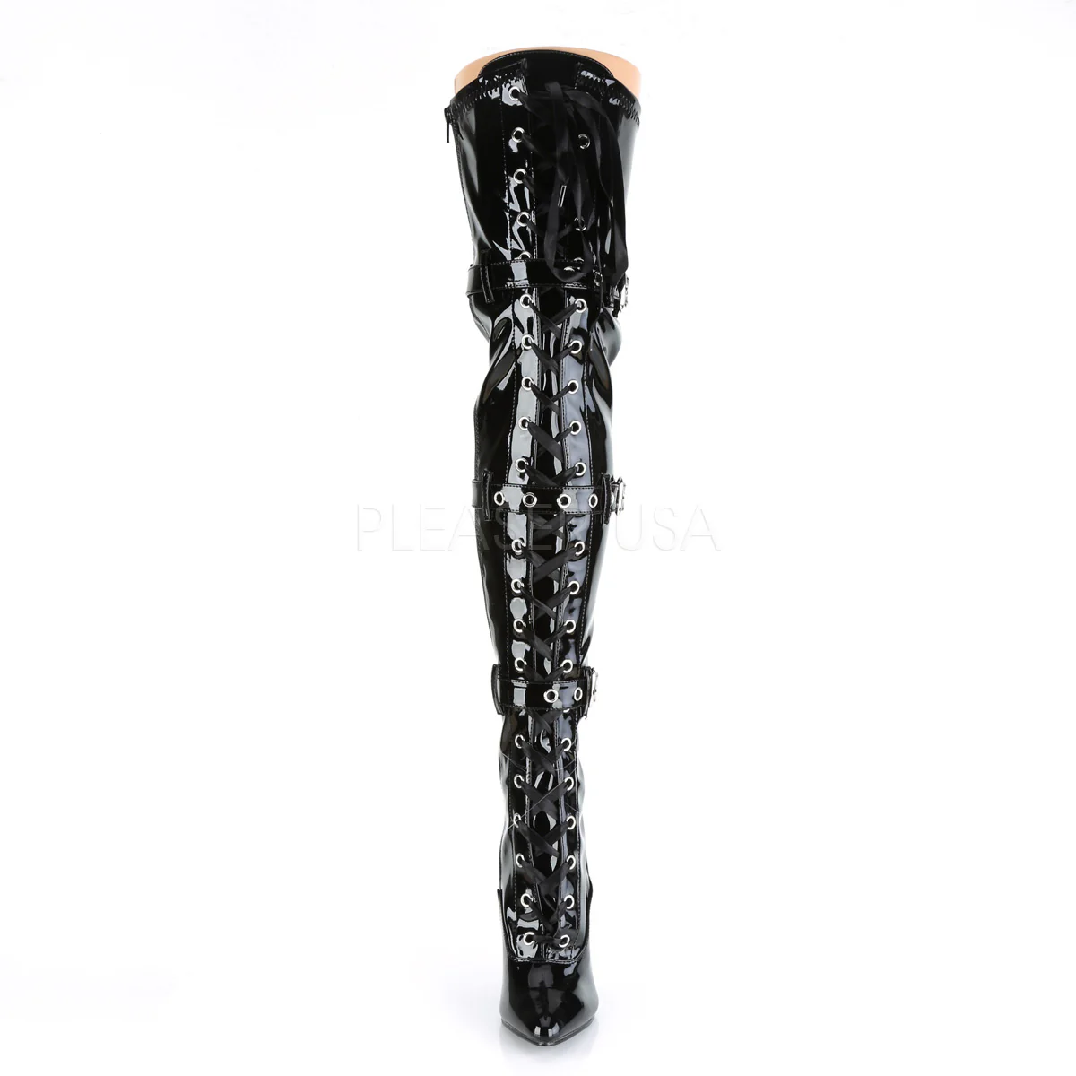 SEDUCE-3028 Black Str Patent - Image 2