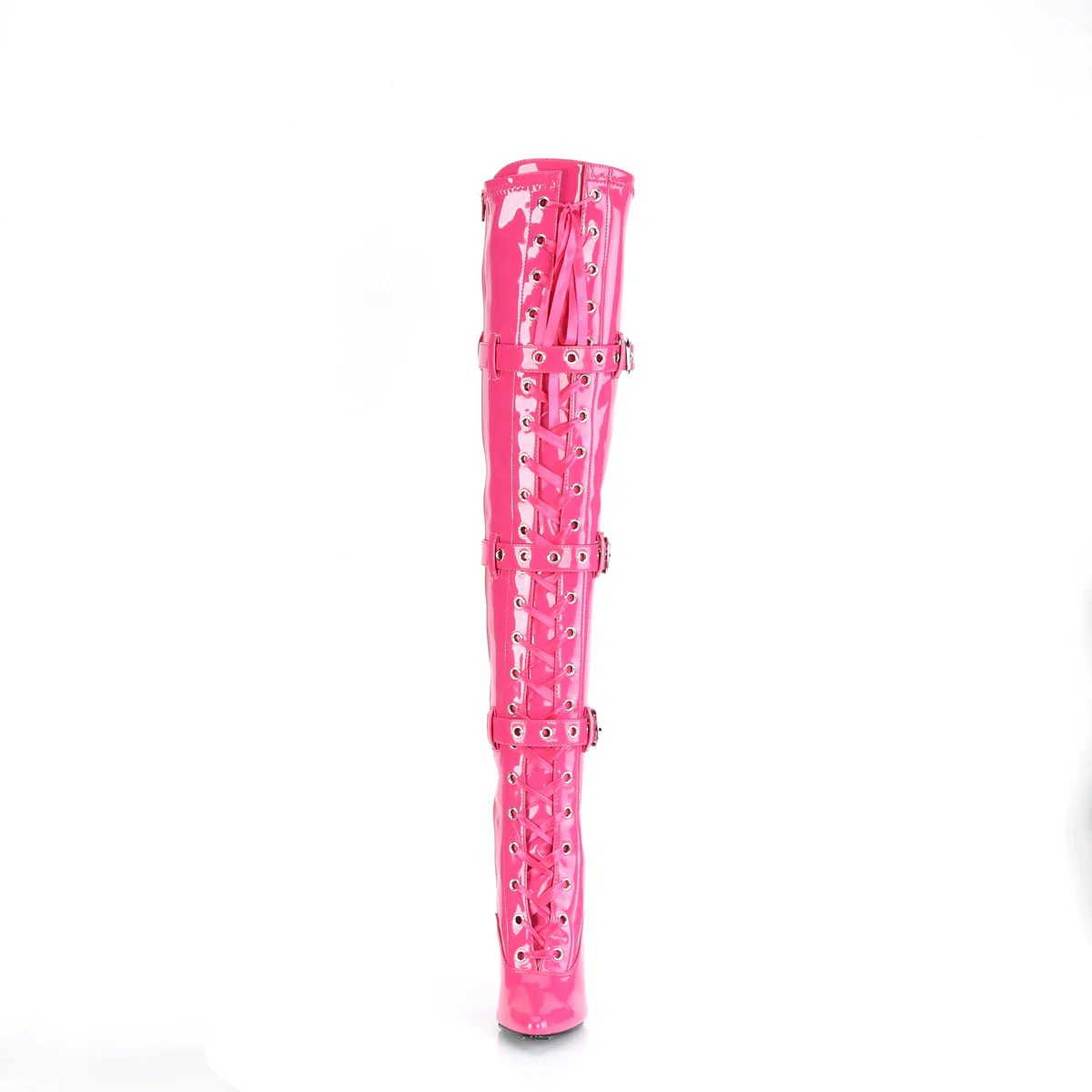 SEDUCE-3028  Hot Pink Stretch Patent - Image 2