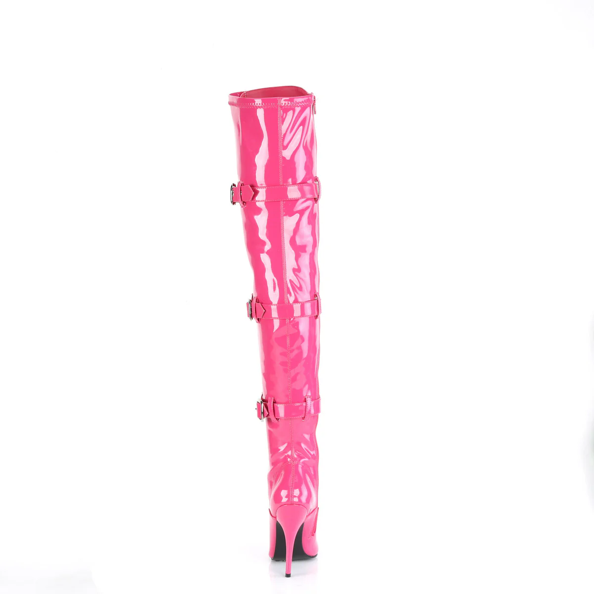 SEDUCE-3028  Hot Pink Stretch Patent - Image 4