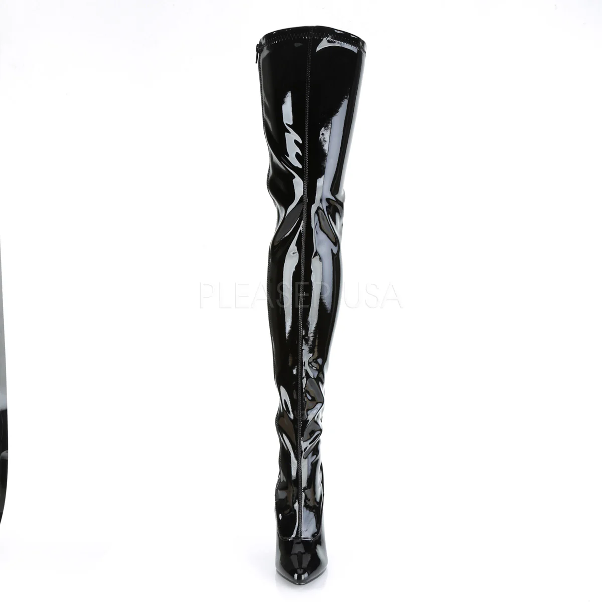SEDUCE-3063  Black Str Patent - Image 2