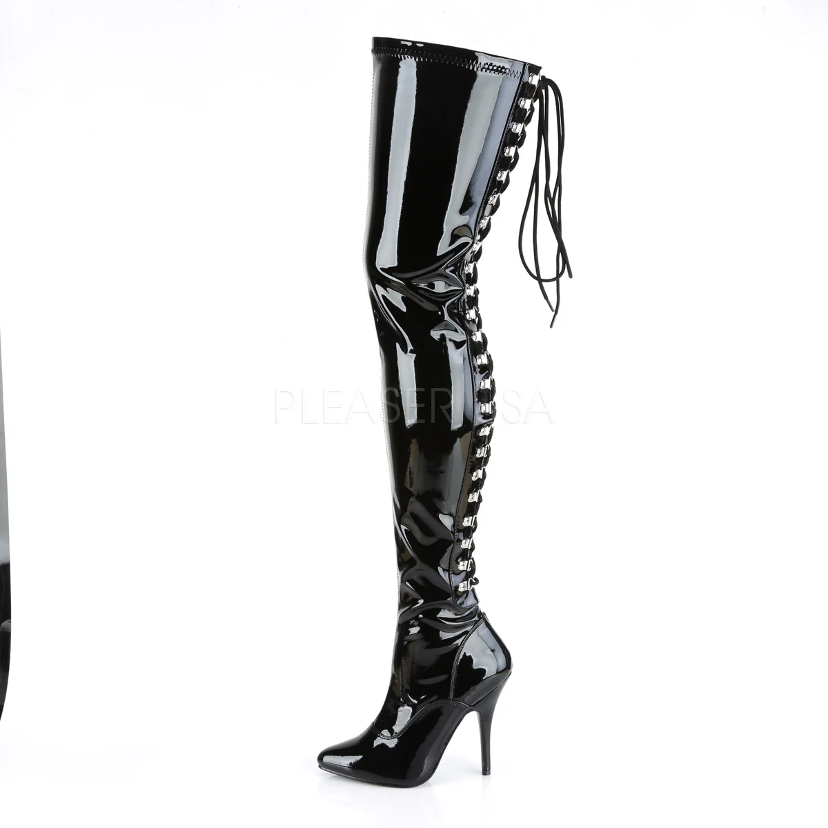 SEDUCE-3063  Black Str Patent - Image 3