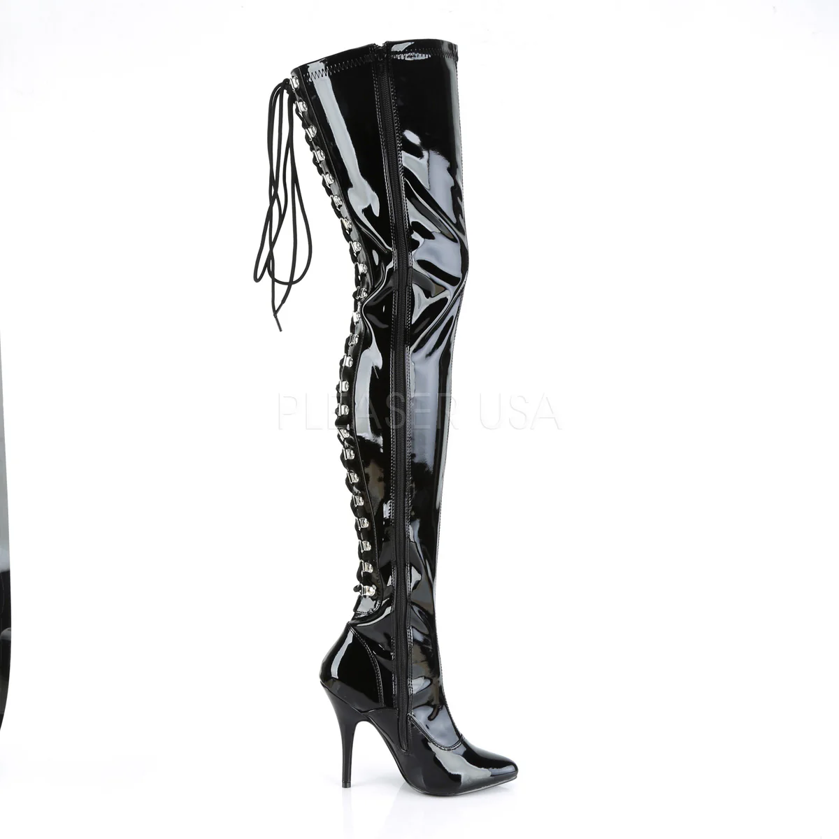 SEDUCE-3063  Black Str Patent - Image 5