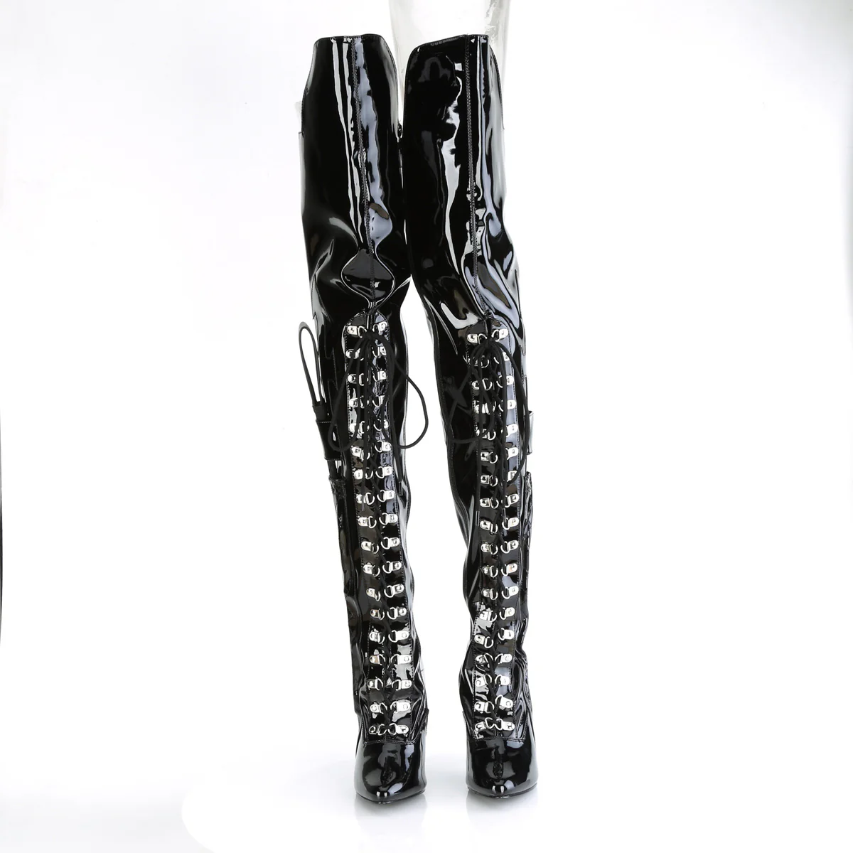 SEDUCE-3082  Black Stretch Patent - Image 2