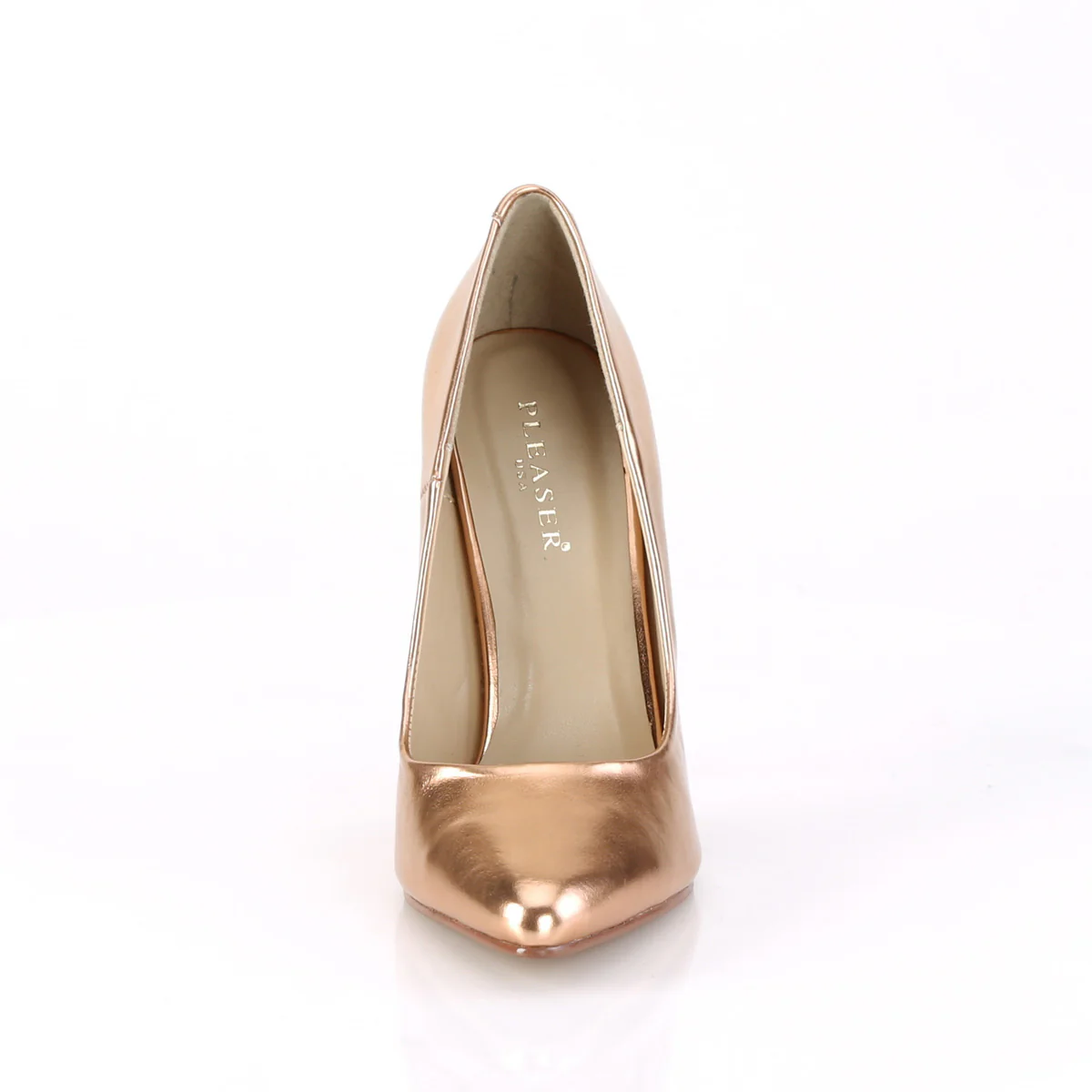 SEDUCE-420 Rose Gold Metallic Pu - Image 2