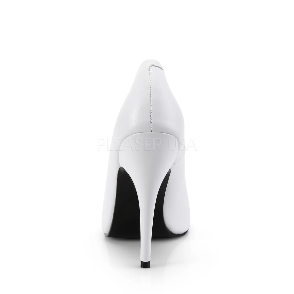 SEDUCE-420  White Faux Leather - Image 4