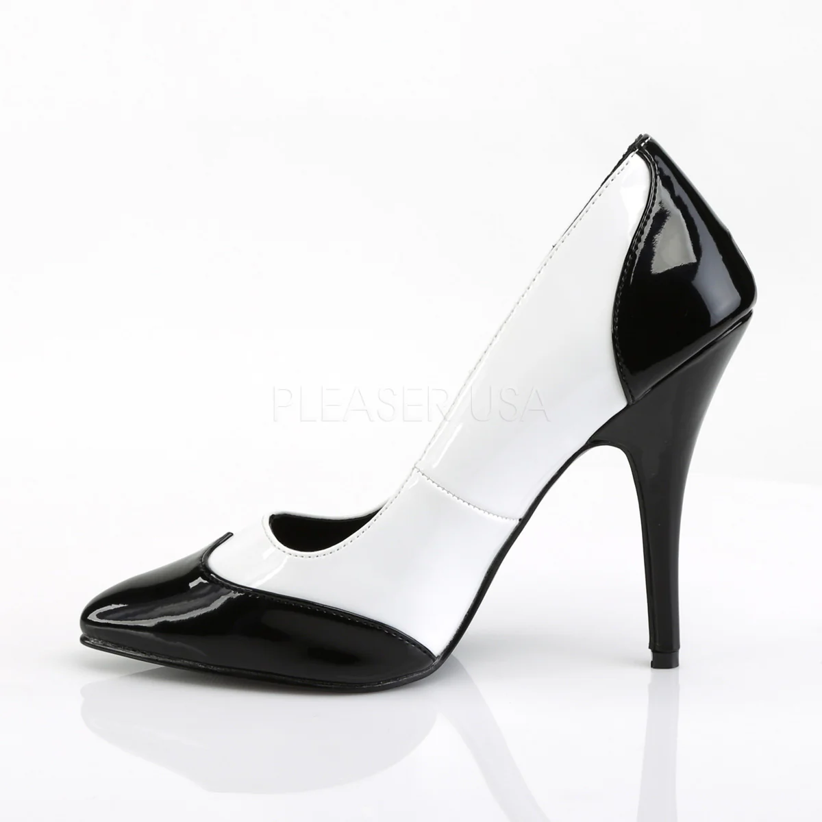 SEDUCE-425 Black-White Patent - Image 3