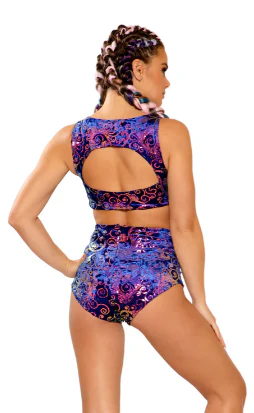 Sequin Velvet Short - FF150 White - Image 7