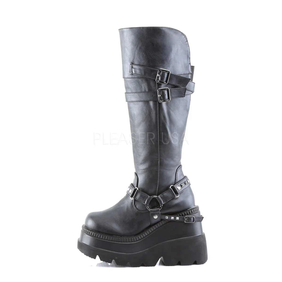 SHAKER-101  Black Vegan Leather - Image 3