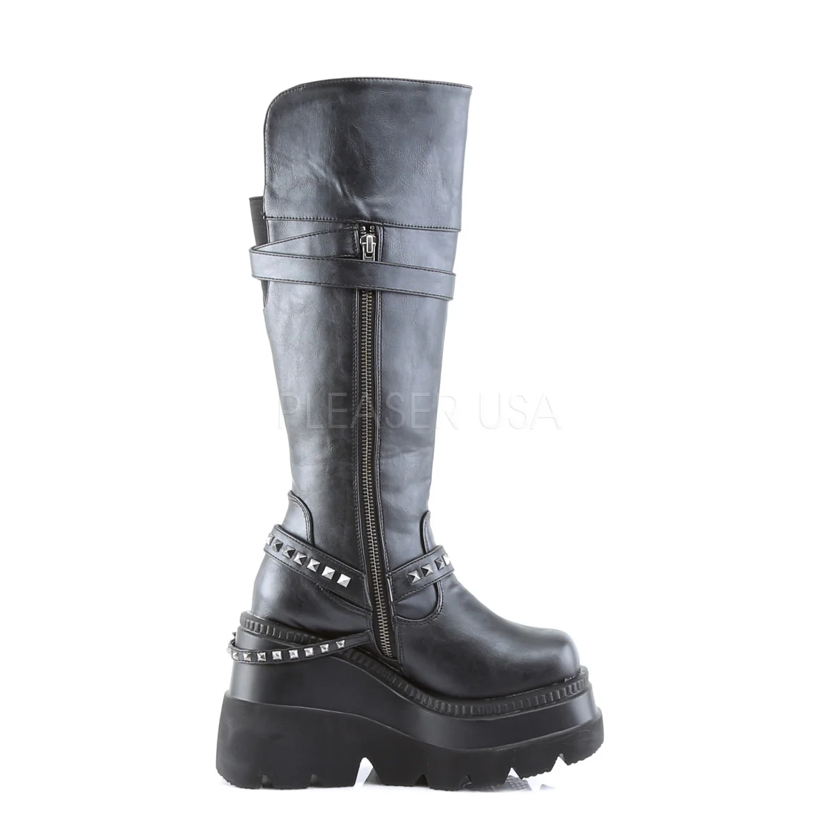 SHAKER-101  Black Vegan Leather - Image 5