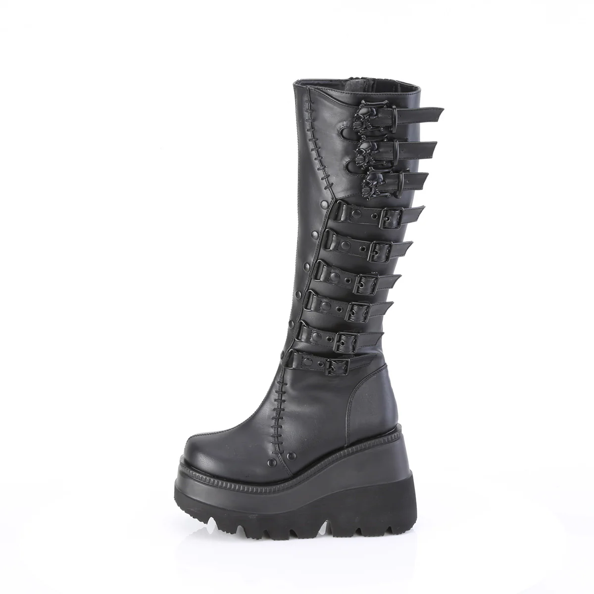 SHAKER-232  Black Vegan Leather - Image 3