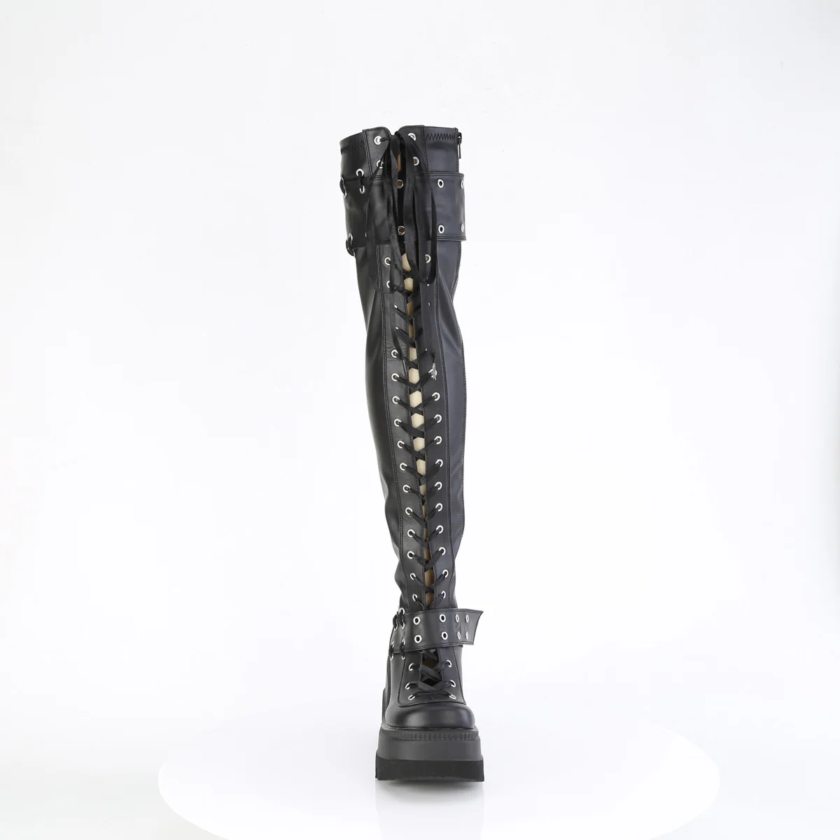 SHAKER-325  Black Vegan Leather - Image 2