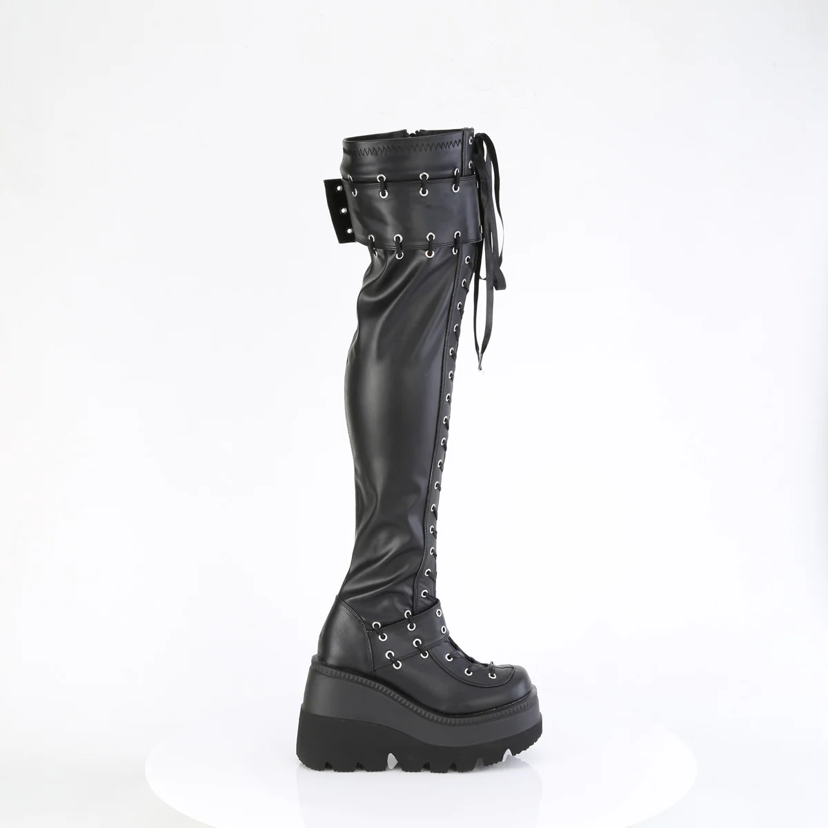 SHAKER-325  Black Vegan Leather - Image 5