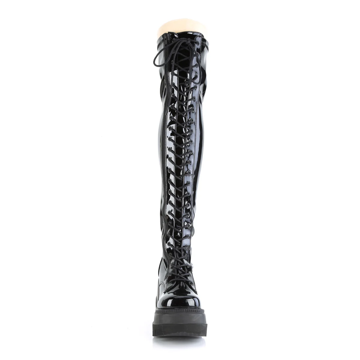 SHAKER-374 Black Stretch Patent - Image 2