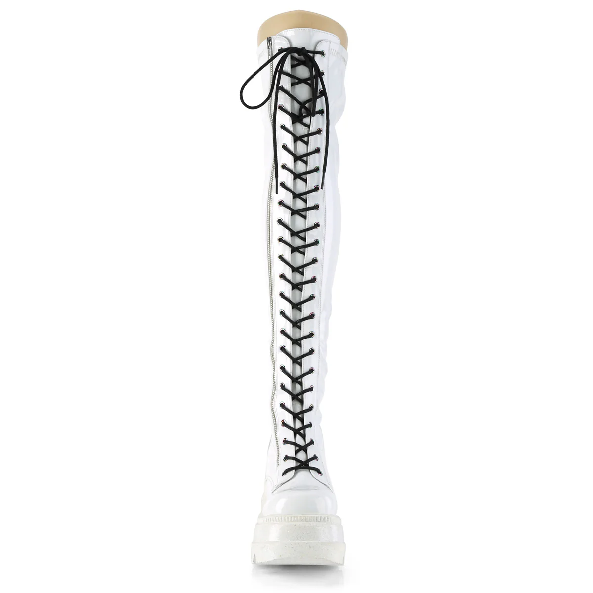 SHAKER-374 White Hologram Stretch Patent - Image 2