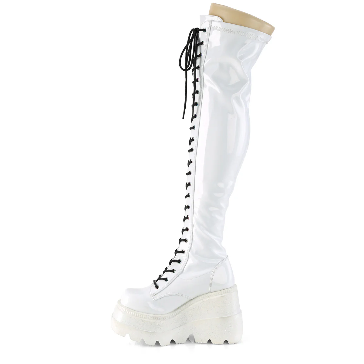 SHAKER-374 White Hologram Stretch Patent - Image 3