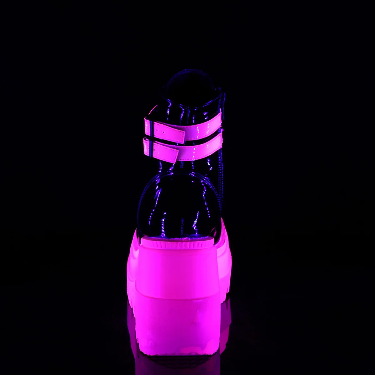 SHAKER-52  Black Patent-UV Neon Pink - Image 4