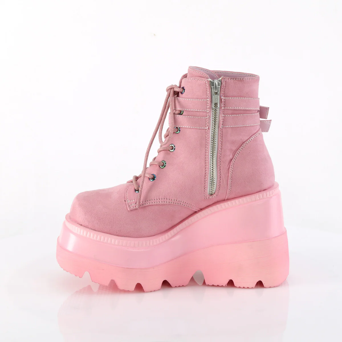 SHAKER-52 Baby Pink Vegan Suede - Image 3