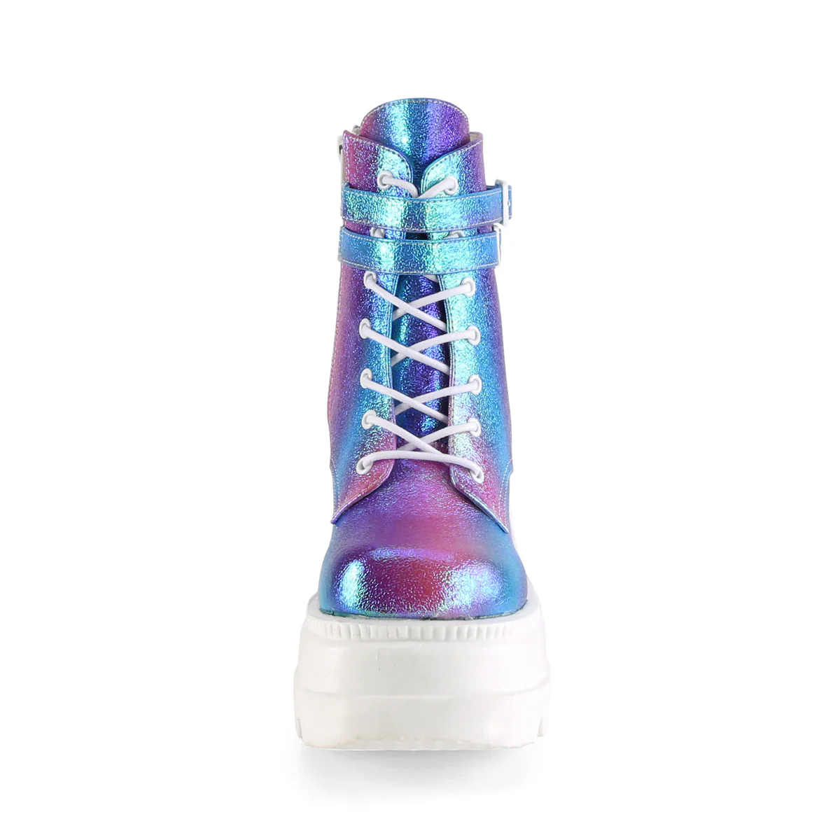 SHAKER-52  Purple Multi Iridescent Vegan Leather - Image 2