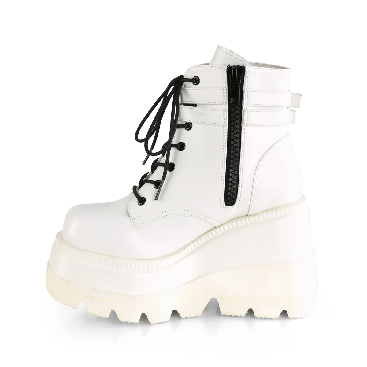 SHAKER-52  White Vegan Leather - Image 3