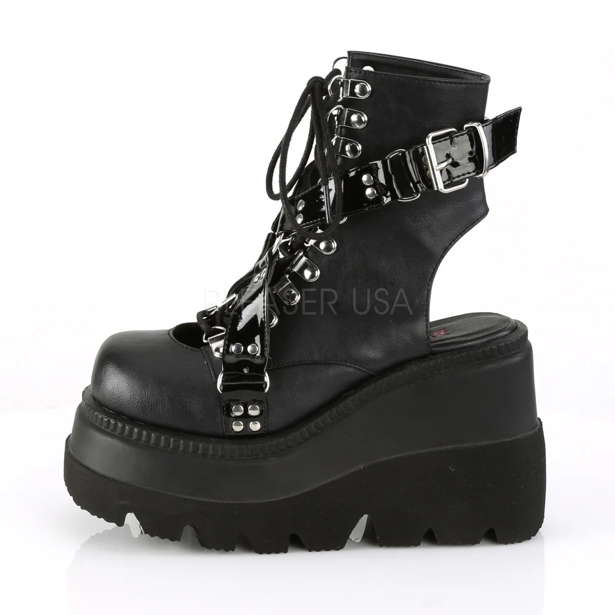 SHAKER-56 Black Vegan Leather-Patent - Image 3