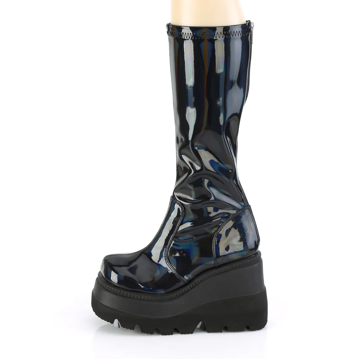 SHAKER-65  Stretch Black Patent Hologram - Image 3