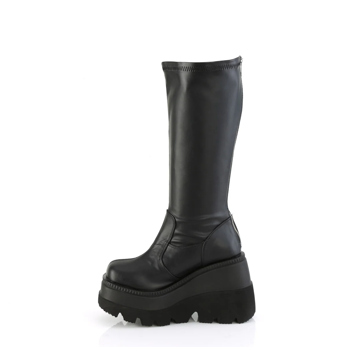SHAKER-65WC  Black Stretch Vegan Leather - Image 3
