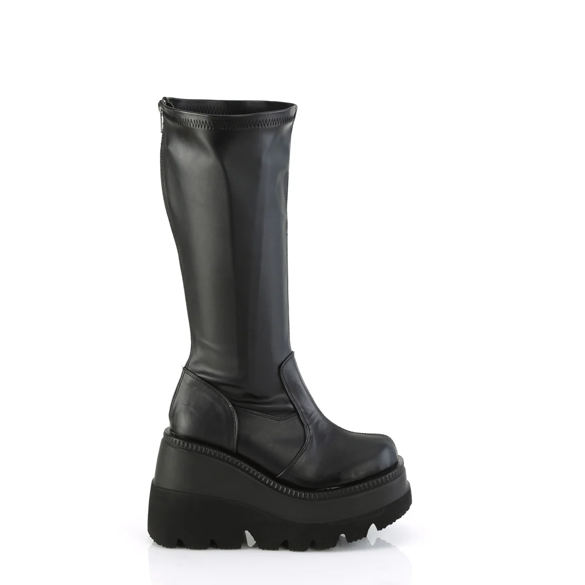 SHAKER-65WC  Black Stretch Vegan Leather - Image 5